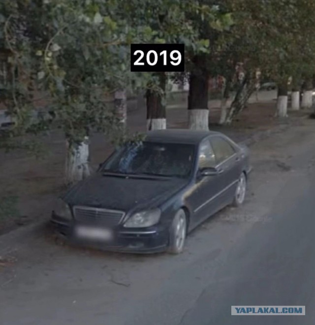 Эволюция Mercedes S-Class во дворе