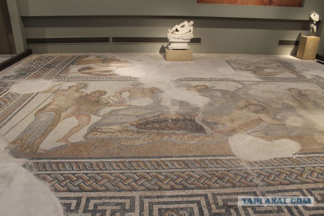 Археологами найдена древняя, 2000-летняя мозаика
