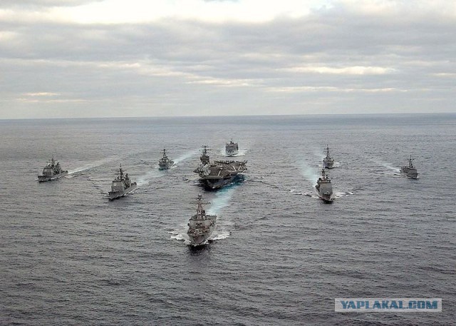 Три американских авианосца планируют отправить к берегам Южной Кореи