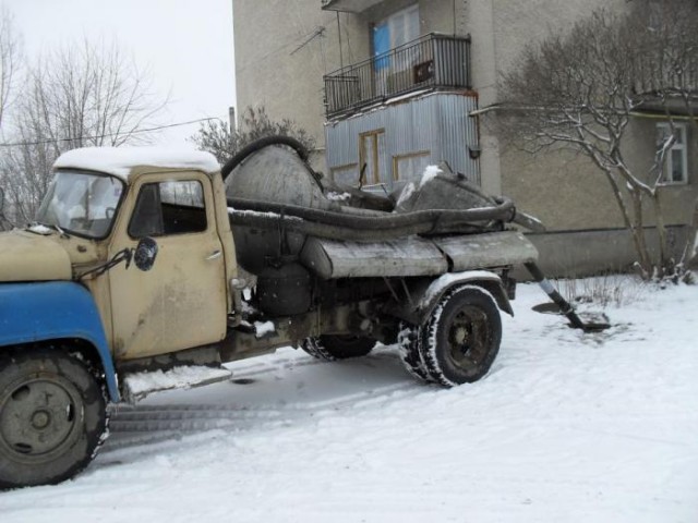 Коллапс автоцистерны