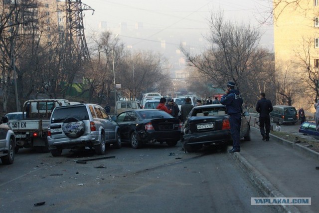 Широкомасштабное ДТП, Владивосток