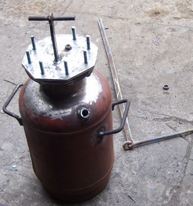 Автоклав из газового баллона 27 литров своими руками фото и рисунки