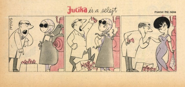 Юцика (Jucika) – ретро-комиксы о неунывающей девушке, к которой ревновала своего мужа жена художника