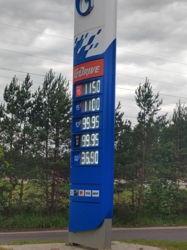 Симферополь. Вот по какой цене я сегодня заправился...