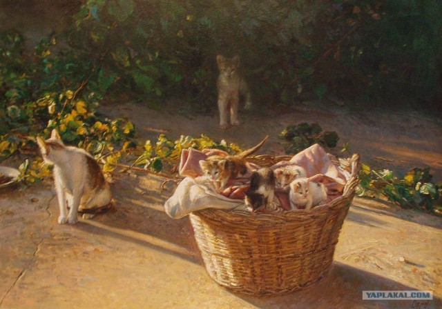 Рисованный котовторник