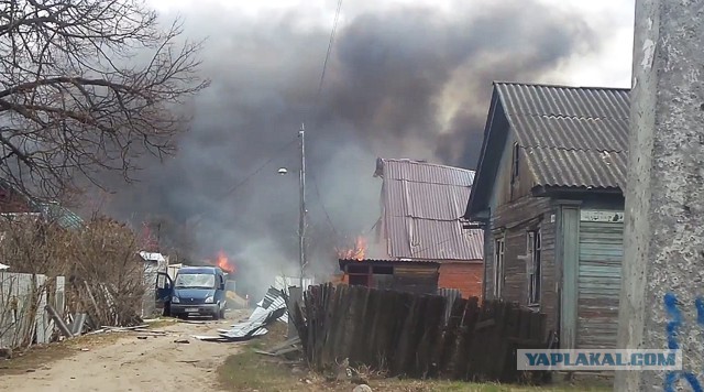 Взрыв пиротехники в Орле