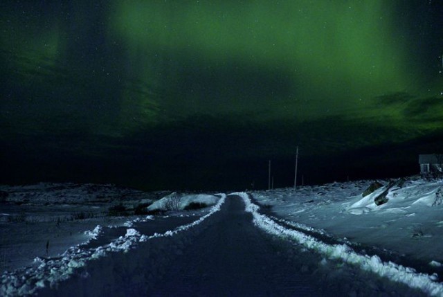 Полярная ночь в Мурманске