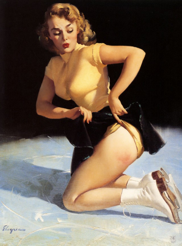 PIN-UP искусство Old school