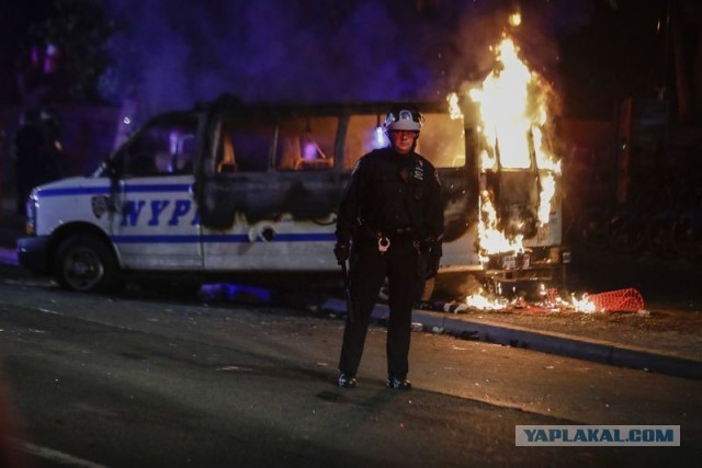 Карта протестов в США