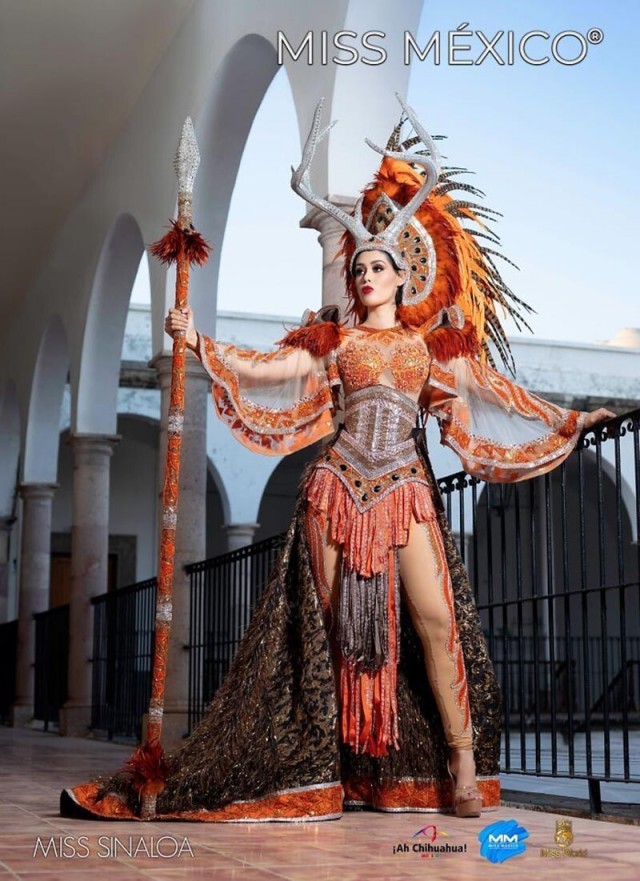 Участницы конкурса «Мисс Мексика» показали национальные костюмы