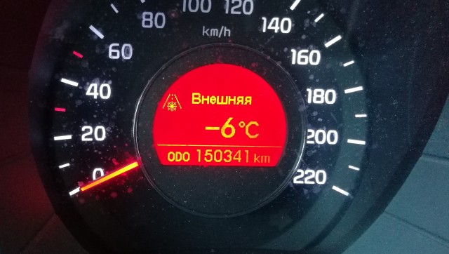 Что то зябко, а как у вас?