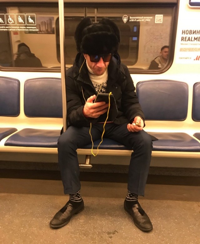 Модники из российского метрополитена