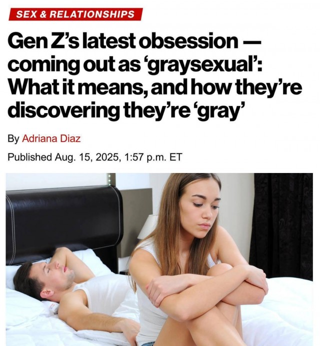 Появился новый вид зумеров — грейсексуалы.