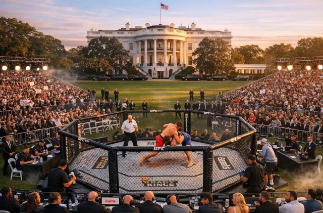 Исторический турнир UFC в Белом доме