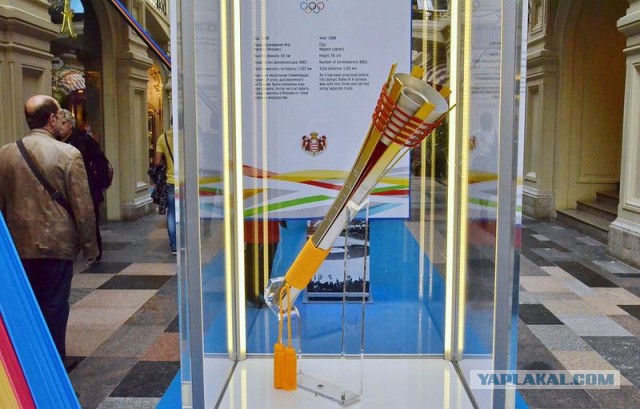 Факелы всех Зимних Олимпийских Игр