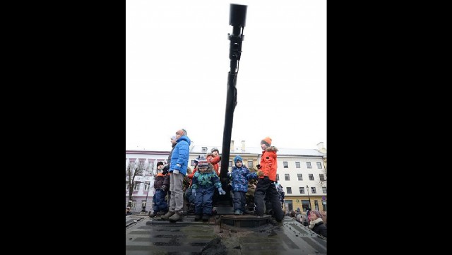 Троллинг на военном параде в Нарве