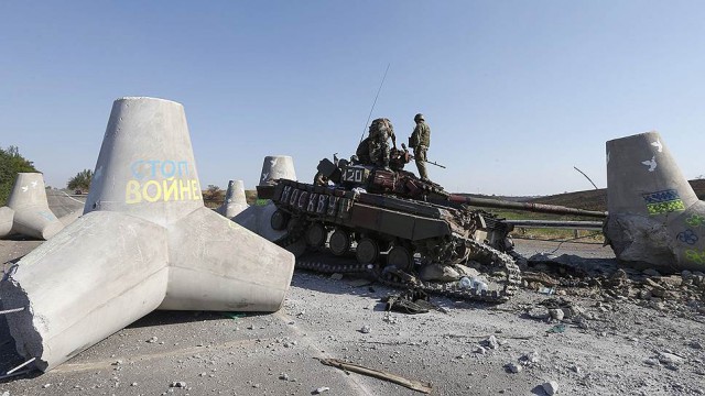 Т-72Б3 после удара