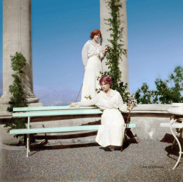 Раскрашенные исторические фотографии о русских людях (1900-1965)