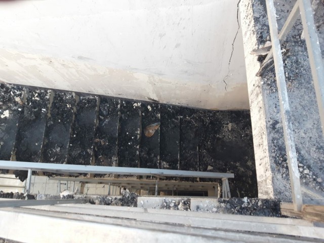 Пожар в восьмиэтажном жилом доме в Краснодаре