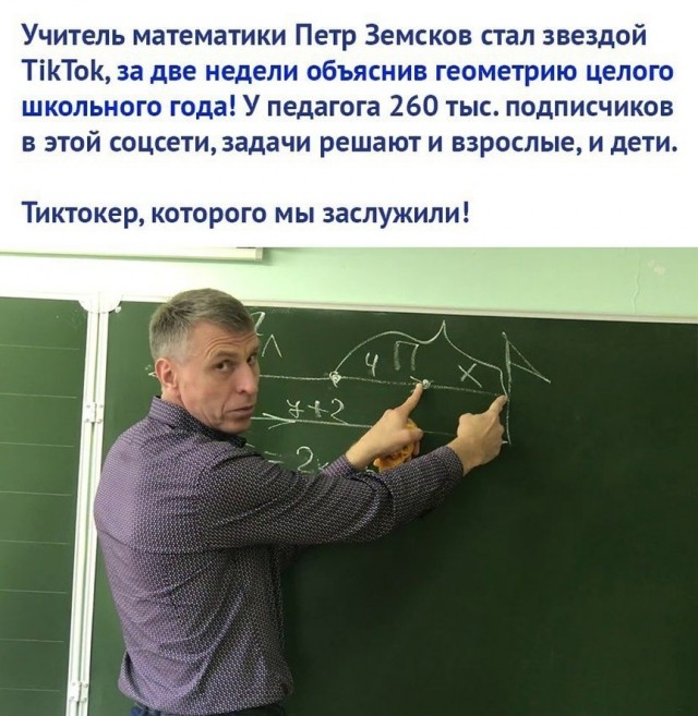 Учитель геометрии