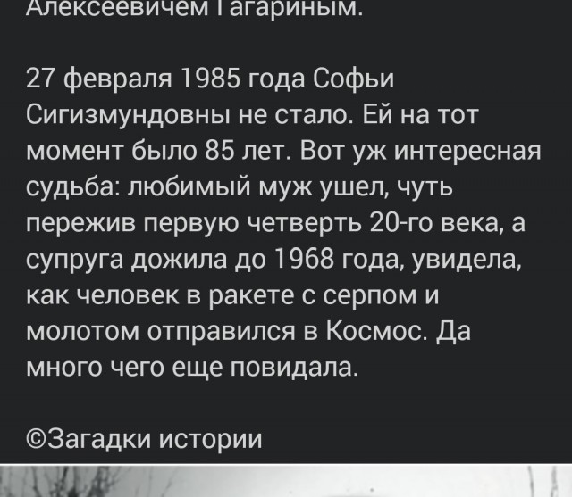 С Феликсом всё ясно. А как сложилась судьба его жены – Софьи Дзержинской?