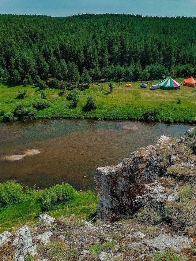 Уральские пейзажи в районе реки Реж