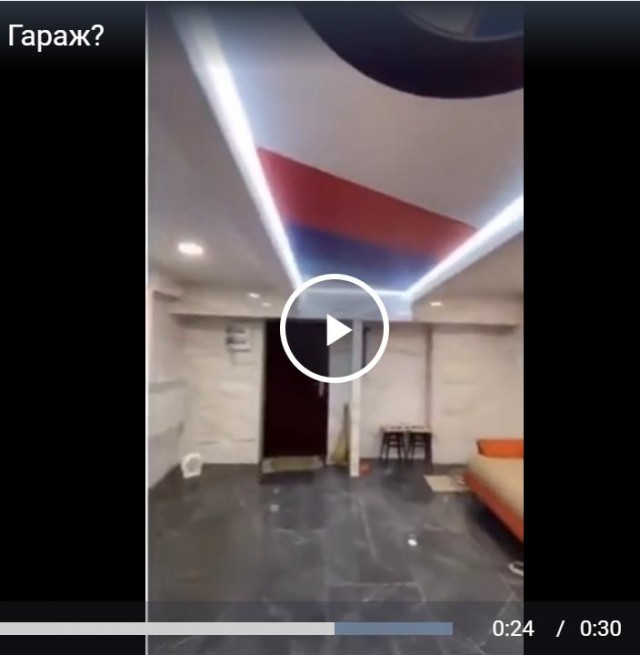 Очень крутой гараж, только где машину ставить?