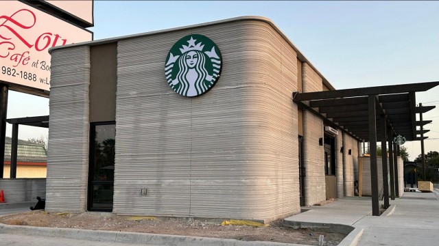 В Техасе Starbucks распечатала здание для своего кафе