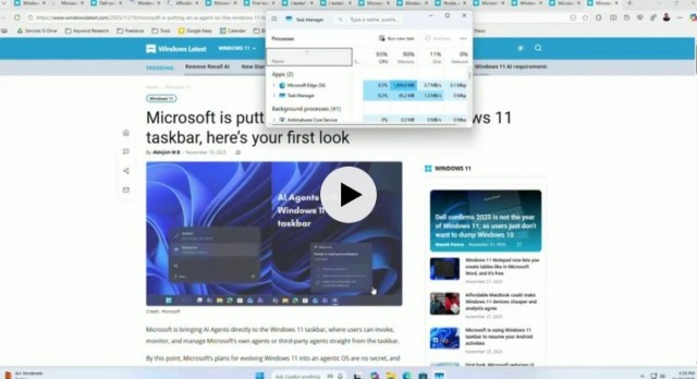 Обновленный Проводник Windows 11 с предзагрузкой работает медленнее, чем в Windows 10, и потребляет больше памяти