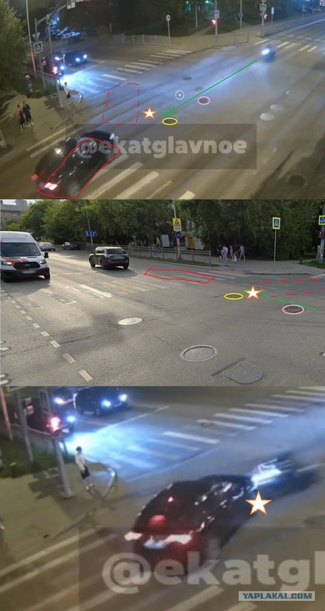 В Екатеринбурге тяжело пострадала мотоциклистка