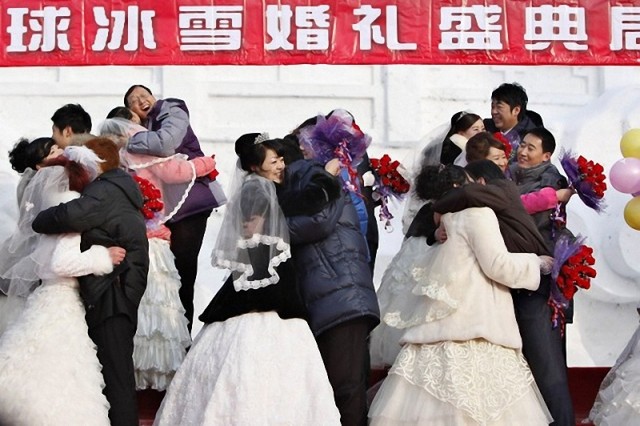 Массовая свадьба в Харбине