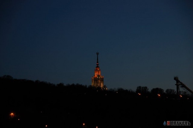 Салют 9 мая на Воробьевых горах