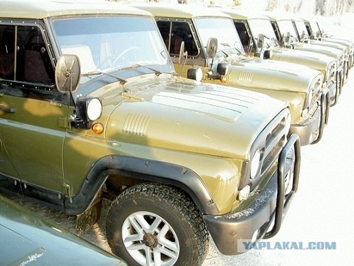 С виду - обычные УАЗы