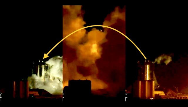 Космический корабль SpaceX загорелся во время запуска