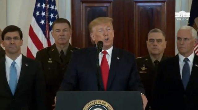 В Белом доме анонсировали официальное заявление Трампа по ударам Ирана