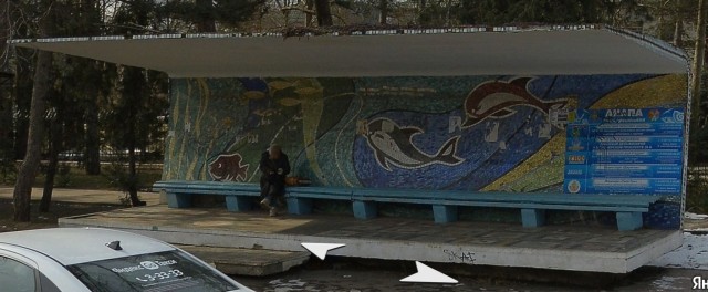 Остановки автобусные СССР. Искусство былое.