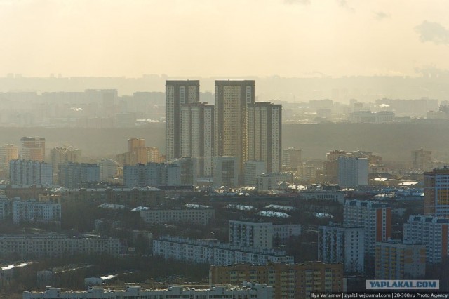Над МКАД на вертолете