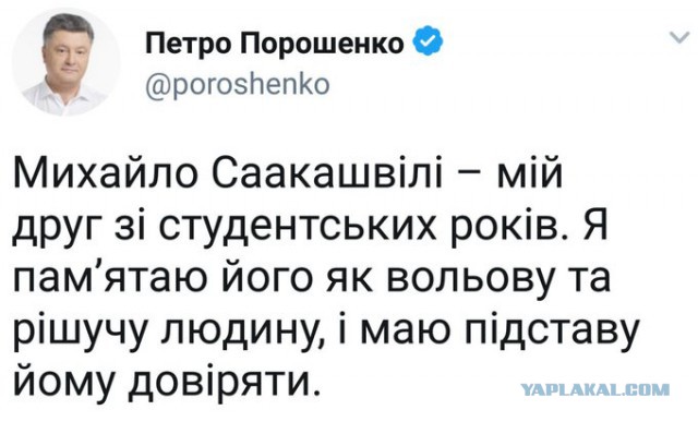 Последний рубеж: Саакашвили