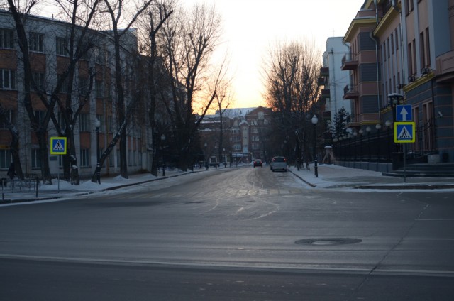 Прогулка по зимнему солнечному Иркутску