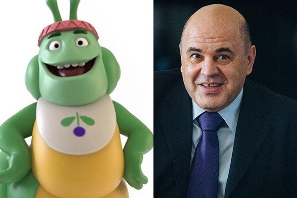 Удивительно похожие персонажи.