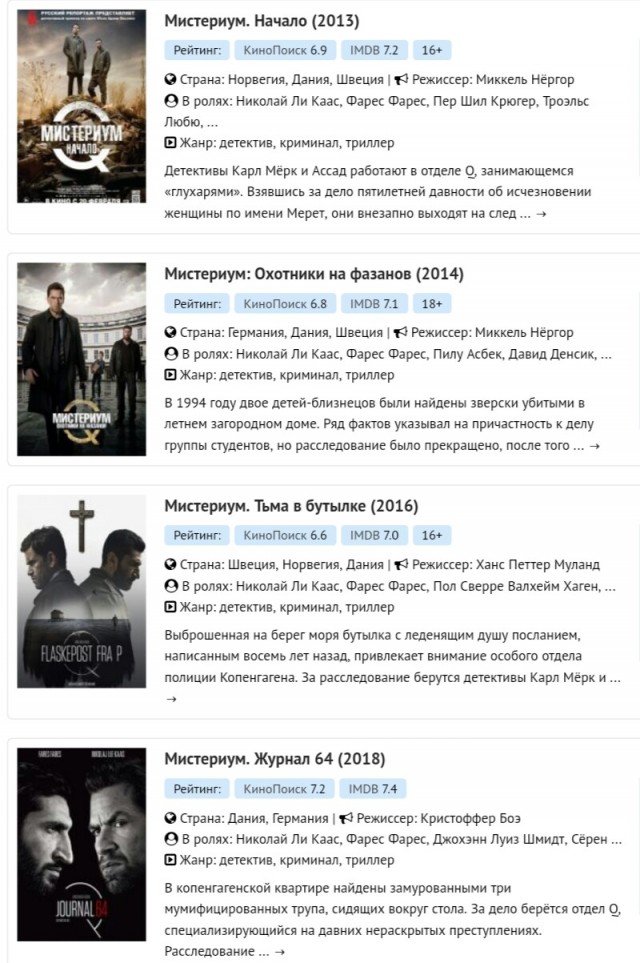Топ триллеров последнего десятилетия