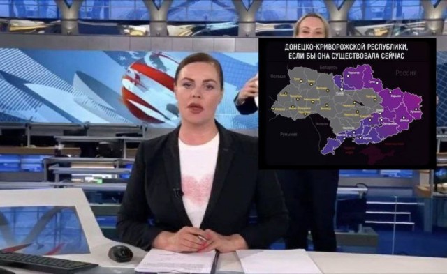 Адвокаты не могут найти Марину Овсянникову, пропала после появления в эфире с антивоенным плакатом