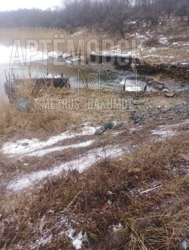 ВСУ взорвали дамбу в Бахмуте
