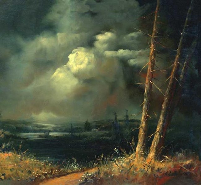 Перед грозой в живописи