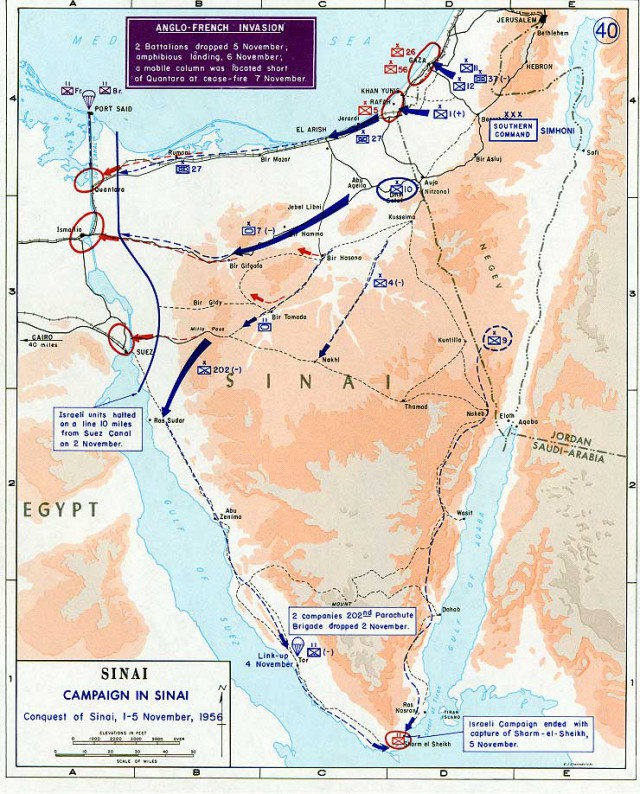 Операция "Мушкетер", Суэцкий кризис 1956 г. Агрессия против Египта
