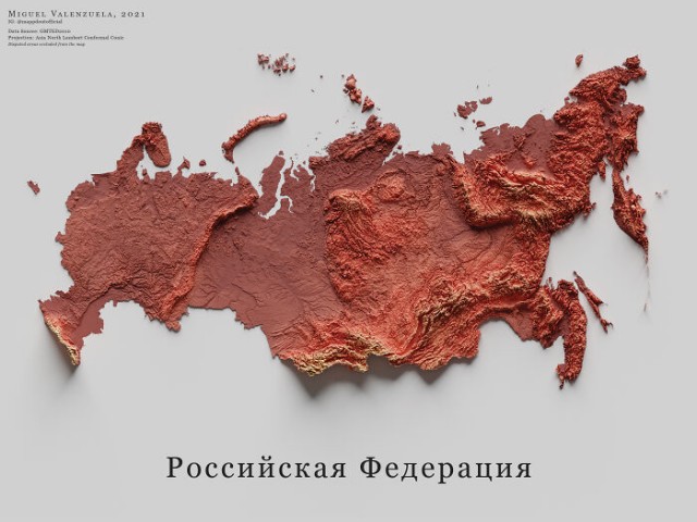 Необычные карты и инфографика со всего мира