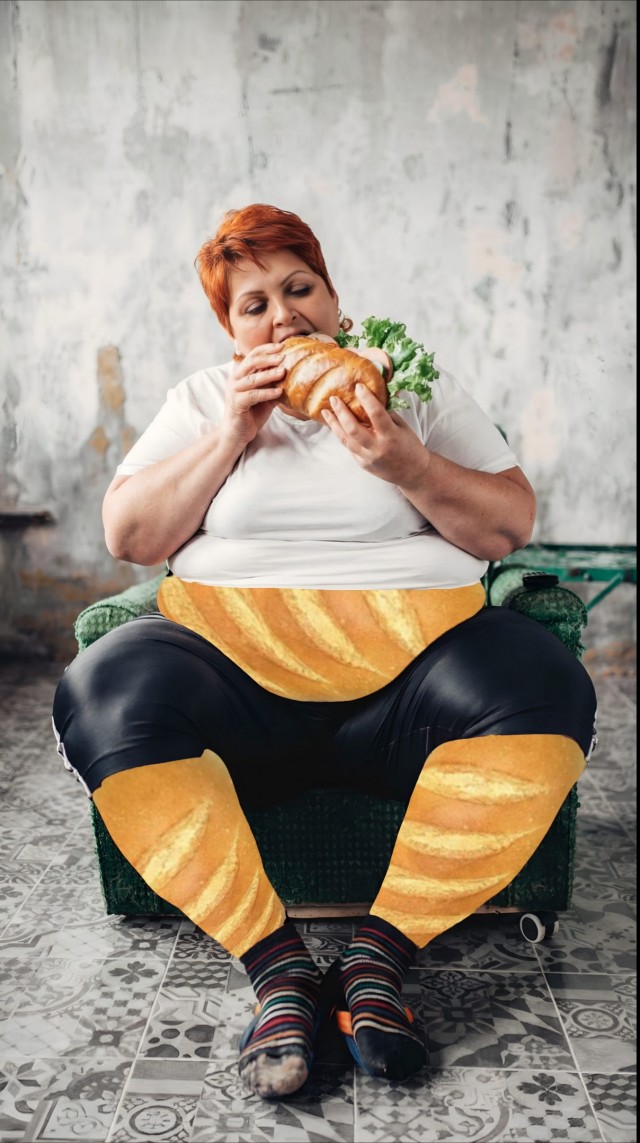 Фотожаба - настало время заморить червячка. Без иишницы