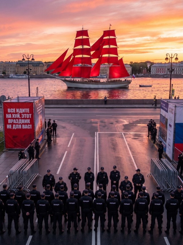 В Санкт-Петербурге  прошел выпускной «Алые паруса — 2026»,