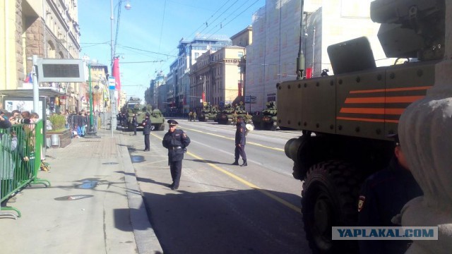 Репетиция Парада Победы с крыши 22 этажа