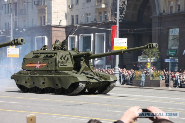 Репетиция Парада Победы с крыши 22 этажа